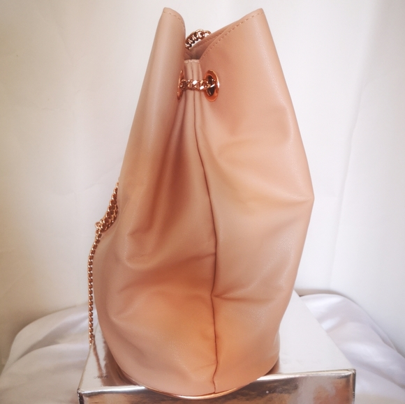 Auth Paco Rabanne Olympea Bucket Shoulder Bag Pink - Picture 7 of 16